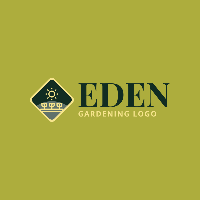Online Logo Template For Gardening Companies