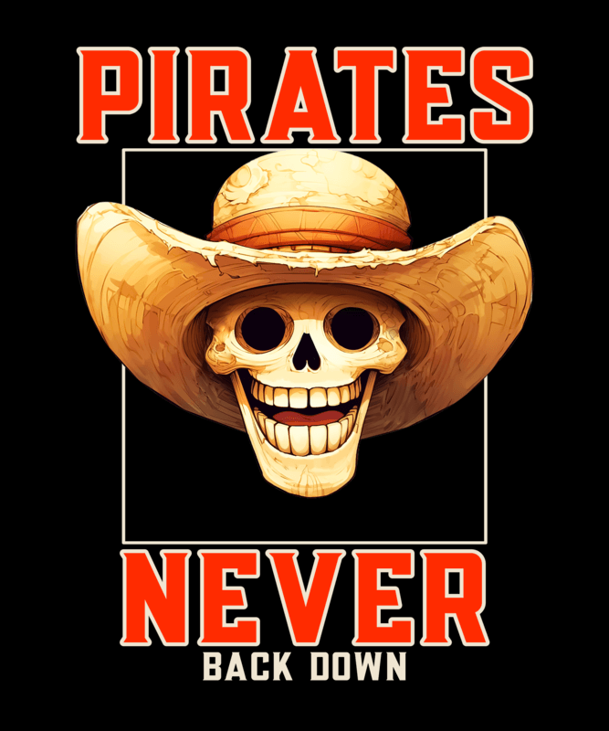 T Shirt Design Maker With A One Piece Inspired Skull Graphic