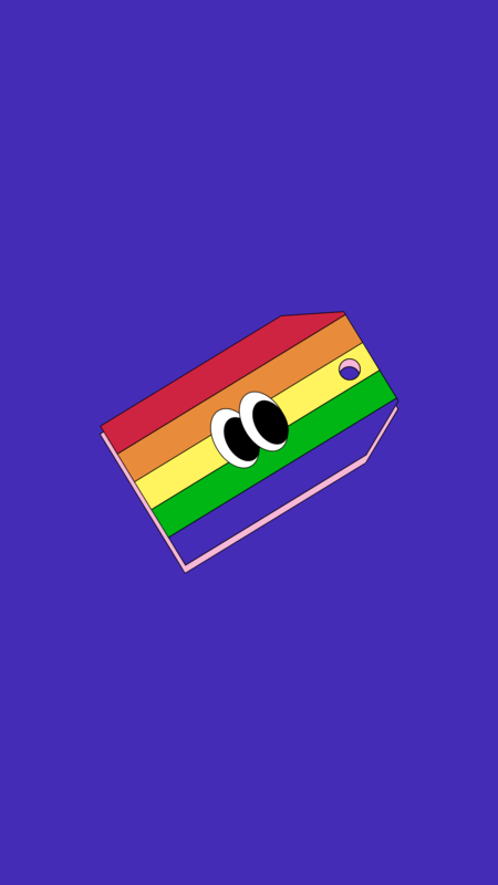 Instagram Highlight Cover Maker With A Pride Month Themed Icon