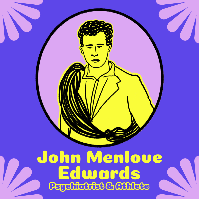 Instagram Post Maker Featuring An Illustrated Portrait Of John Menlove Edwards