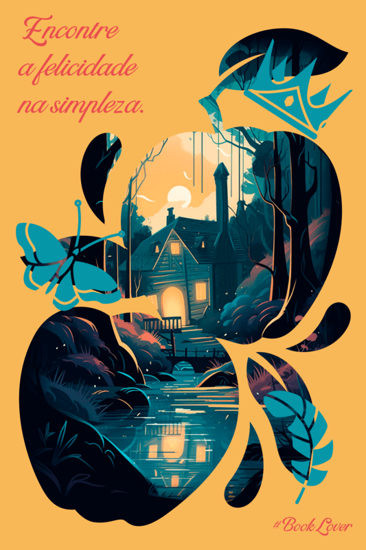 Quote Poster Generator Featuring An Illustration Inspired By A Classic Fairytale