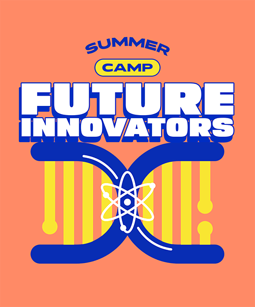 T Shirt Design Creator For A Children S Camp Featuring A Science Theme