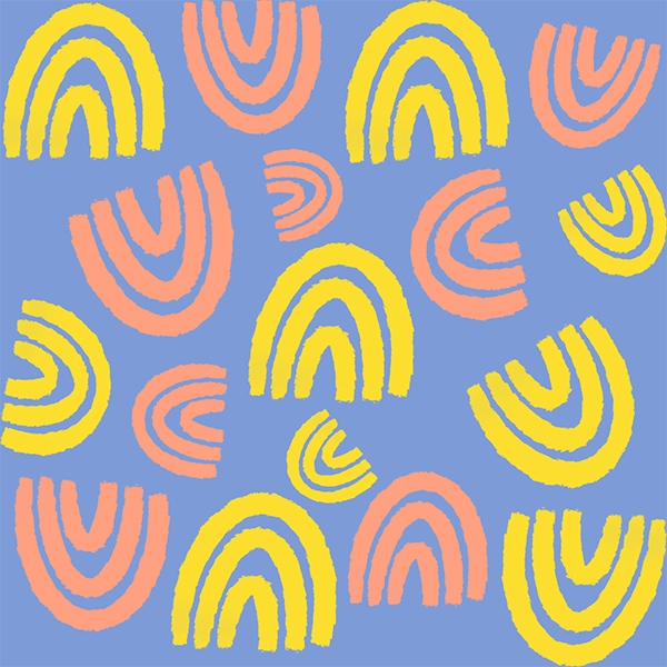 Trendy Print Pattern Creator With Colorful Lines