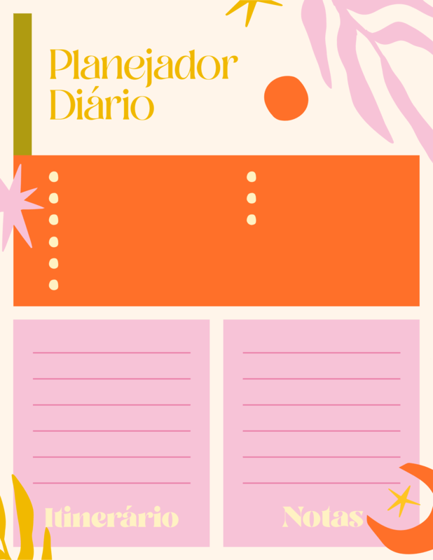 Colorful Daily Planner Generator For A To Do Tasks Checklist