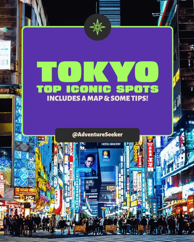 Instagram Post Template Featuring Iconic Tokyo Spots