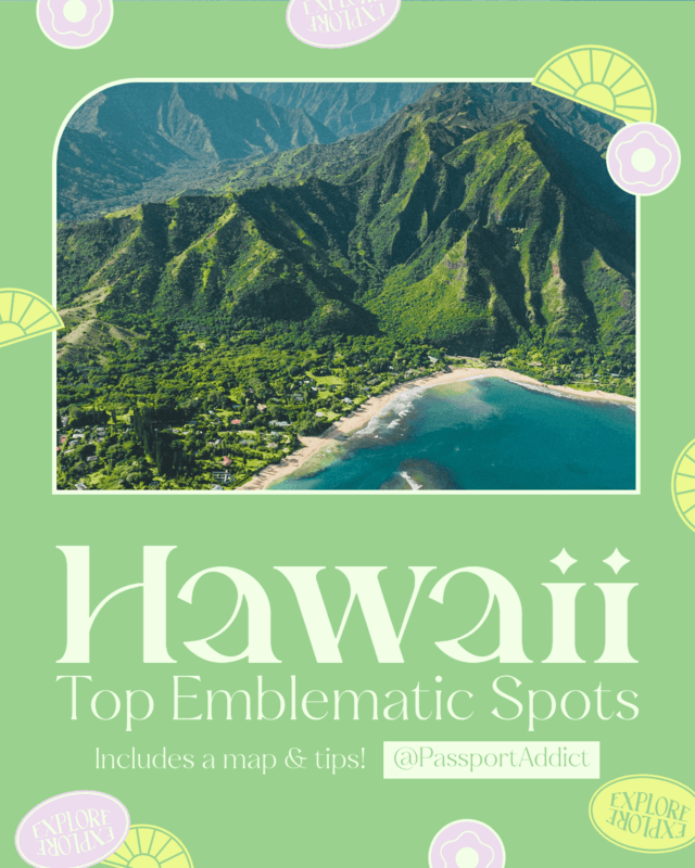 Instagram Post Template To Promote Hawaii's Top Emblematic Spots