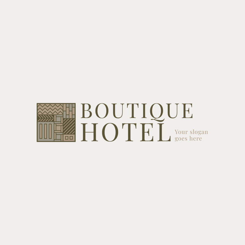 Minimal Logo Maker For Boutique Hotels