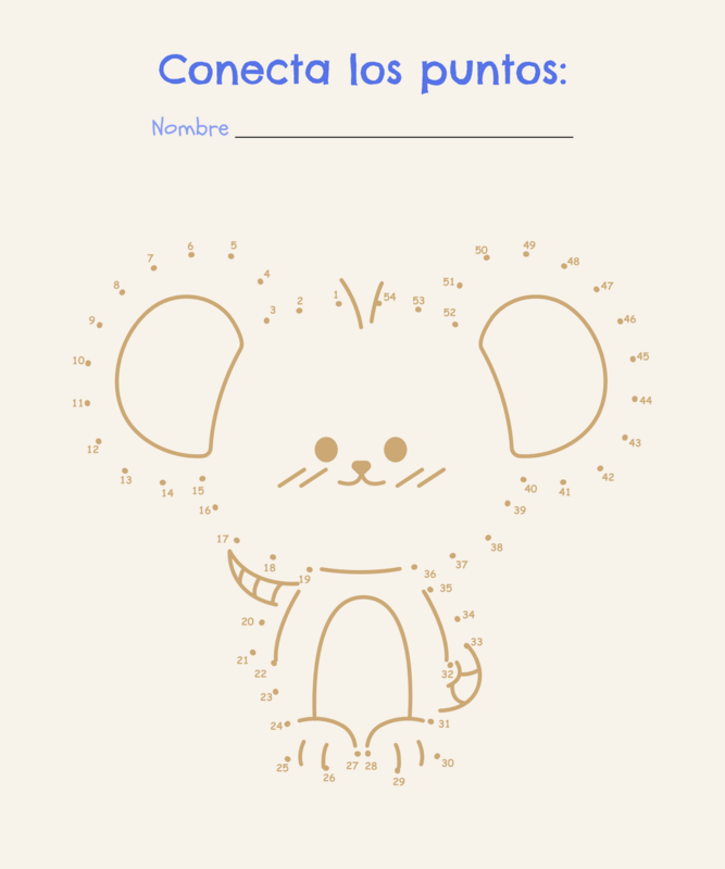 Worksheet Design Generator For Children With A Connect The Dots Cute Animal