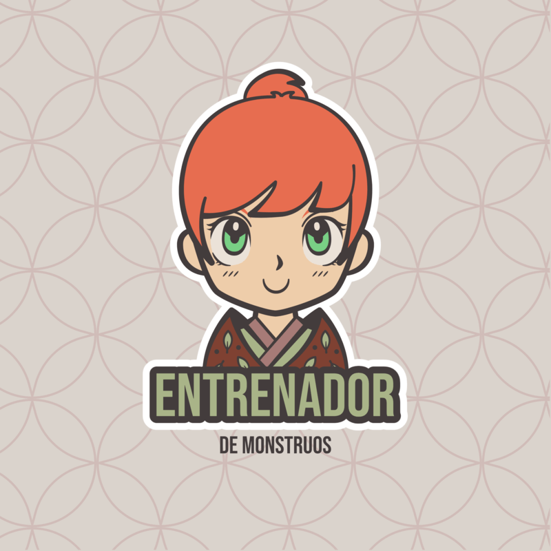 Avatar Logo Template Featuring A Cute Anime Character Inspired By Pokémon
