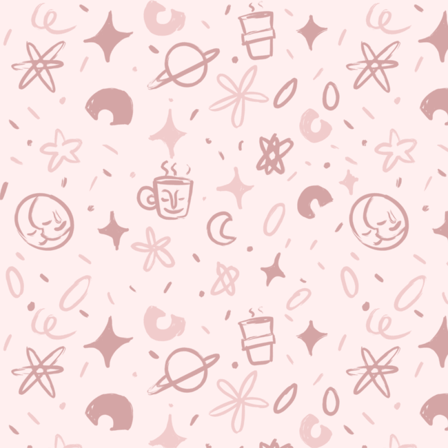 Coffee Themed Print Pattern Design Generator Featuring Cute Graphics