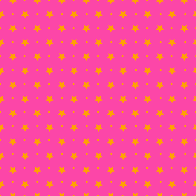 Colorful Print Pattern Generator Featuring Stars And Small Dots