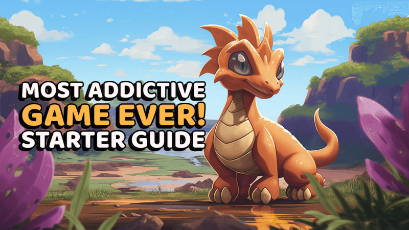 Fantasy Youtube Thumbnail Creator With A Cute Dragon For A Gaming Starter Guide