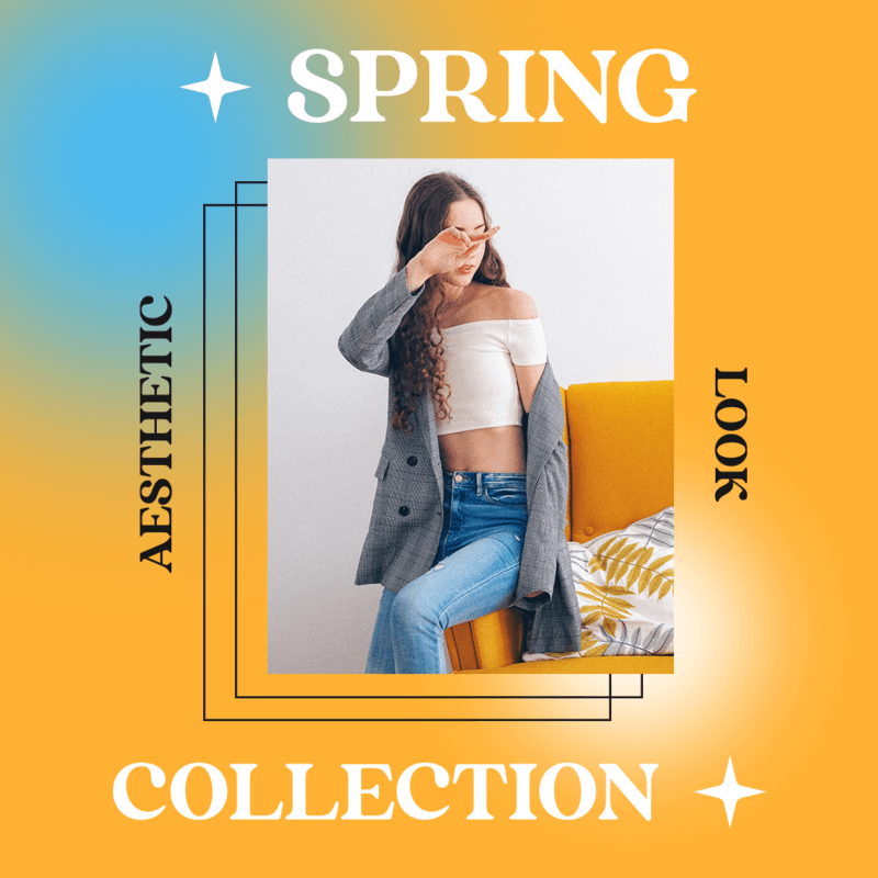 Instagram Post Design Generator For A Spring Fashion Collection Announcement