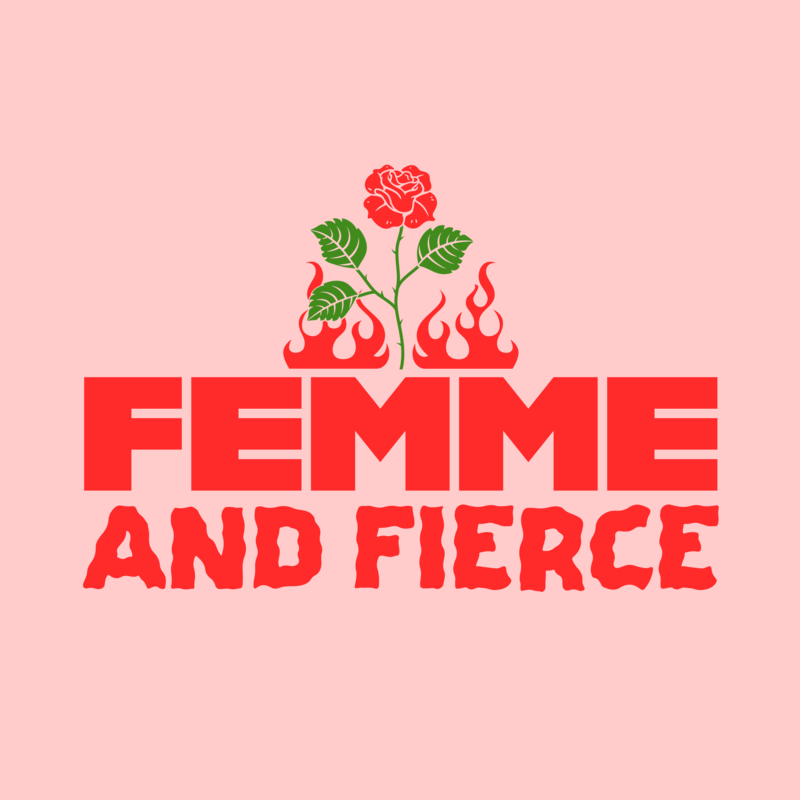 T Shirt Design Template Featuring A Feminist Message And A Rose Clipart