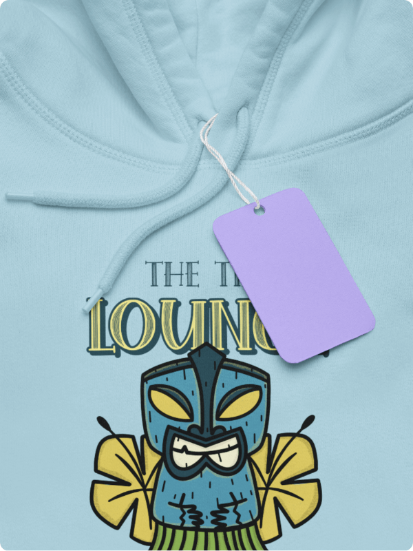 Pullover Hoodie Mockup Featuring A Rectangular Brand Tag