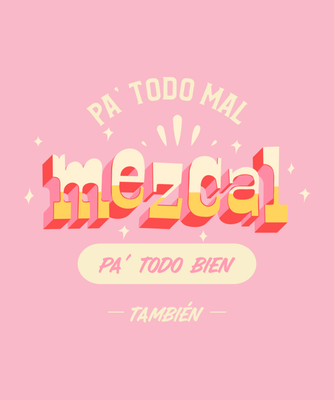 T Shirt Design Creator With A Mexican Quote In Vintage Lettering