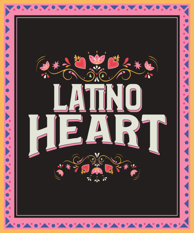 T Shirt Design Generator For Hispanic Heritage Month Featuring Colorful Frames