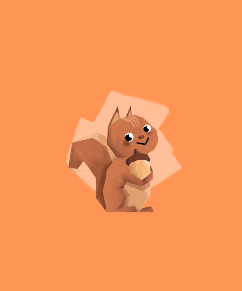 Autumn T Shirt Design Generator With A Cute Squirrel