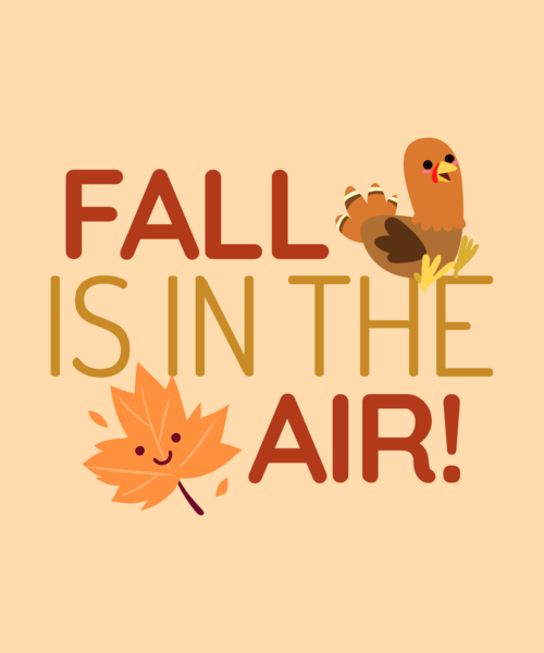 Fall Themed T Shirt Design Maker With Sweet Illustrations