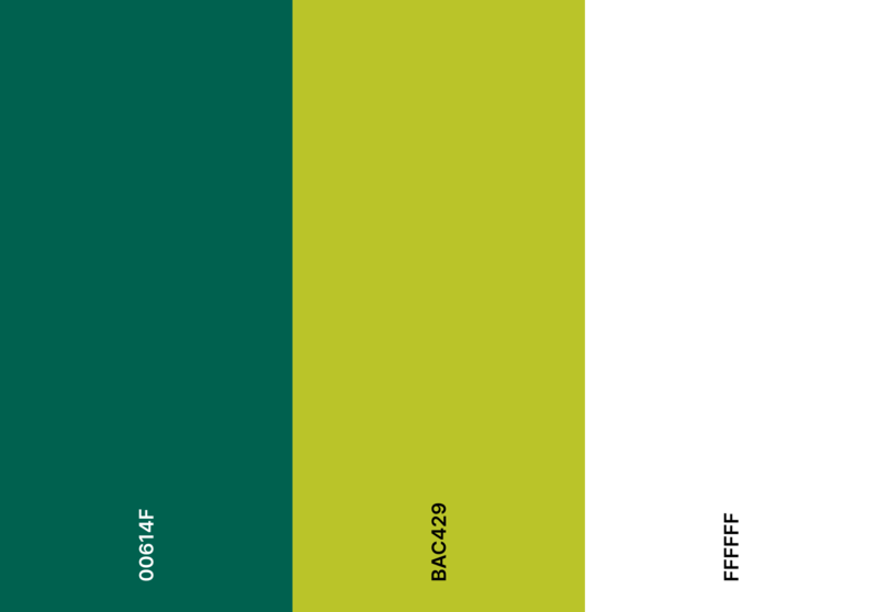 Green Color Palette For A Coffee Shop Logo