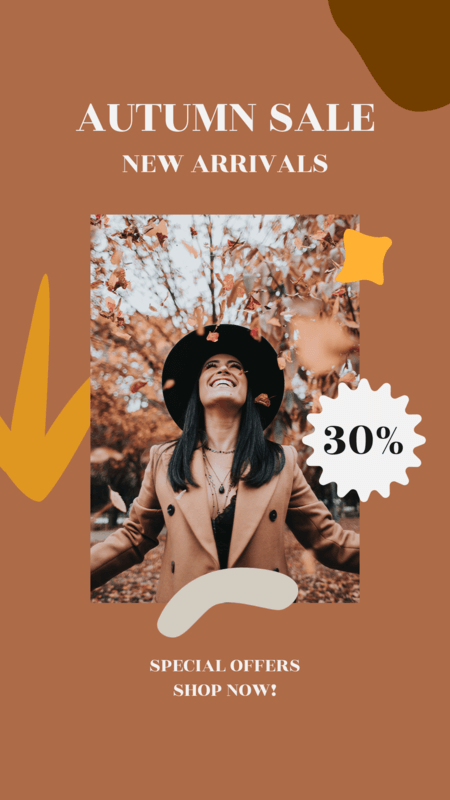 Instagram Story Maker For A Fall Special Discount