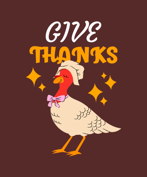 Thanksgiving Themed T Shirt Design Generator With A Turkey Illustration