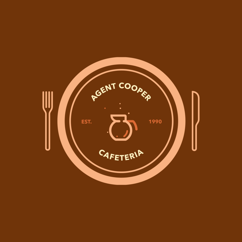 Brown Logo Template For A Vintage Cafeteria