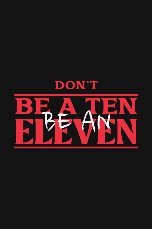 Cool T Shirt Design Template Inspired By Netflix's Stranger Things