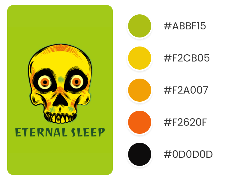 Halloween T Shirt Design Maker Featuring A Spooky Skull For A Halloween Color Palette Blog