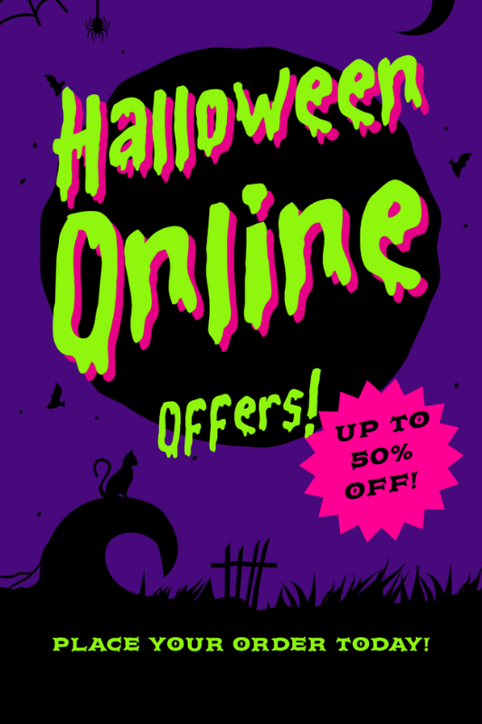 Instagram Story Maker With Spooky Illustrations To Promote Online Halloween Offers