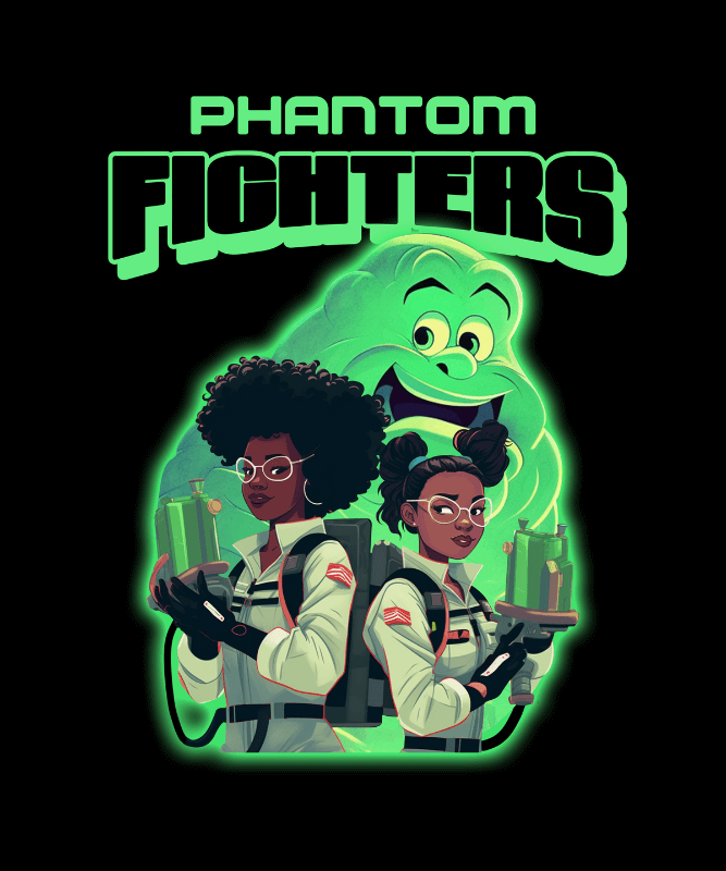 Retro T Shirt Design Creator Featuring A Graphic Inspired By Ghostbusters