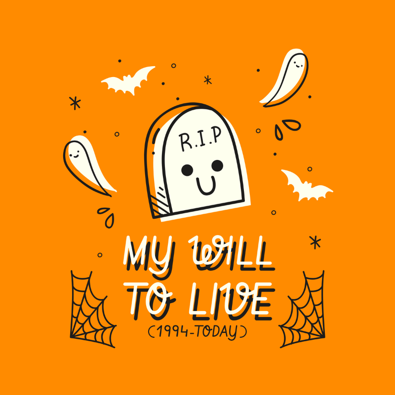 T Shirt Design Generator Featuring Cute Halloween Characters And Funny Quotes