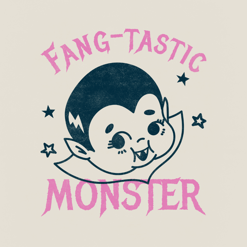 T Shirt Design Generator With A Vampire Graphic Inspired By Kewpie