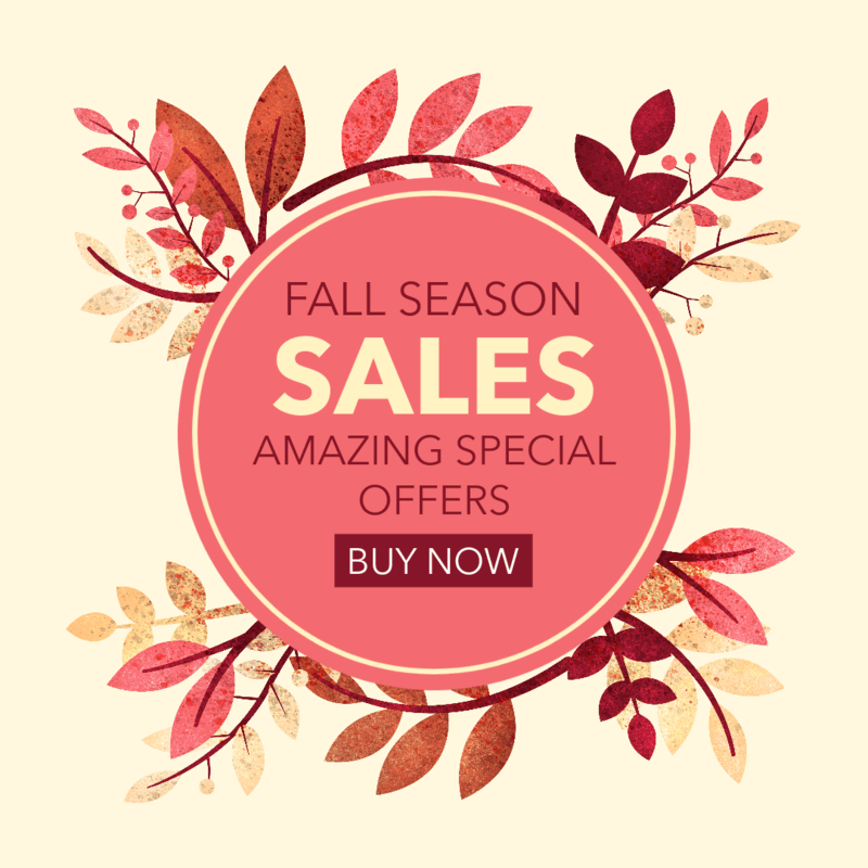 Ad Banner Template To Announce A Fall Season Sale