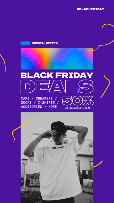 Black Friday Instagram Story Generator Featuring Special Deal Discounts