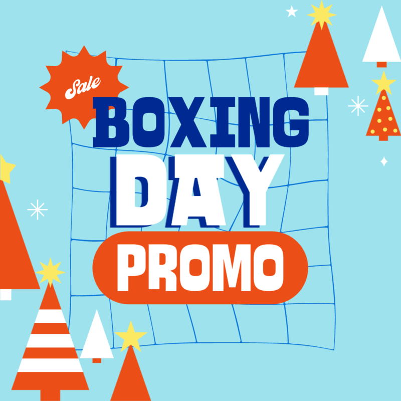 Boxing Day Themed Instagram Post Maker Featuring Christmas Graphics