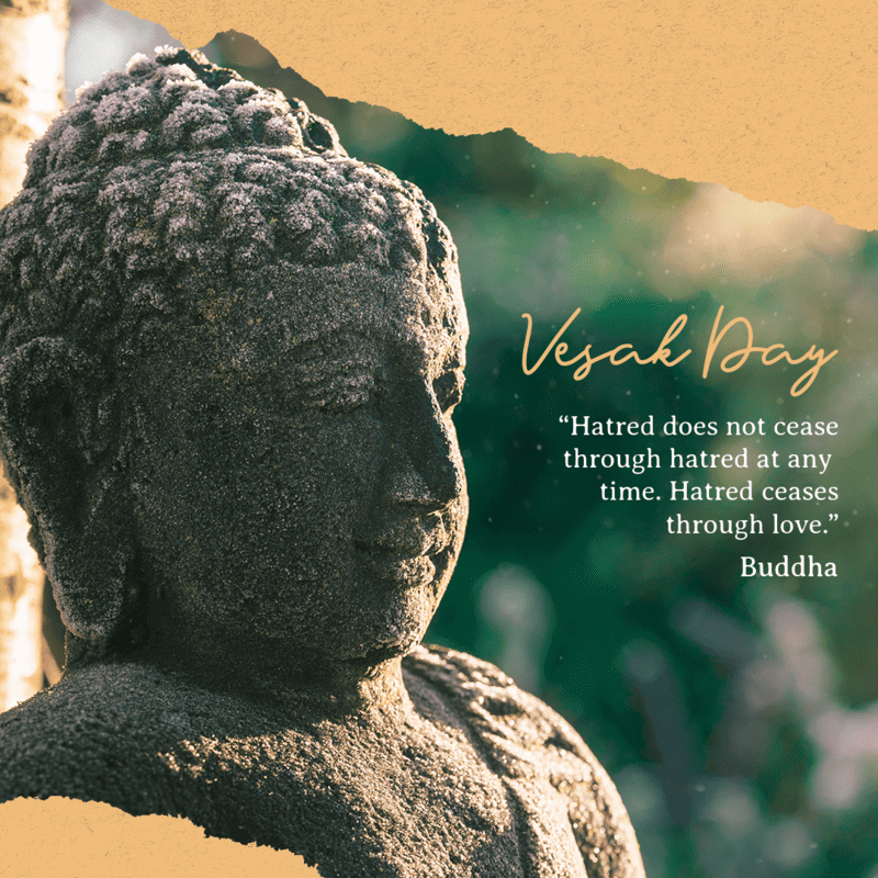 Buddha Jayanti Inspired Instagram Post Generator With A Love Quote