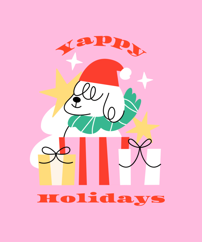 Dog Themed T Shirt Design Maker To Wish A Merry Xmas