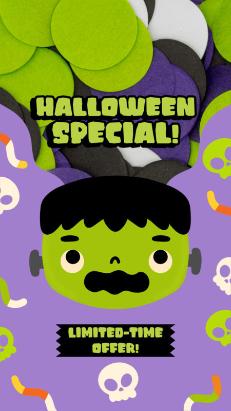 Illustrated Instagram Story Template With A Halloween Special Offer