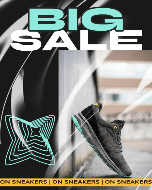 Instagram Post Creator For A Sneakers Shop Big Sale