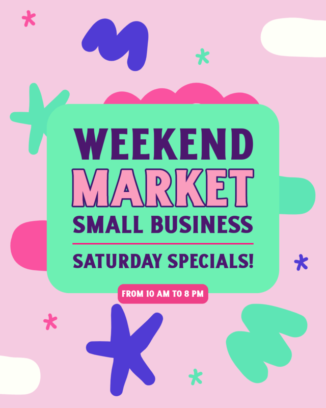 Instagram Post Template For A Small Business Saturday Event