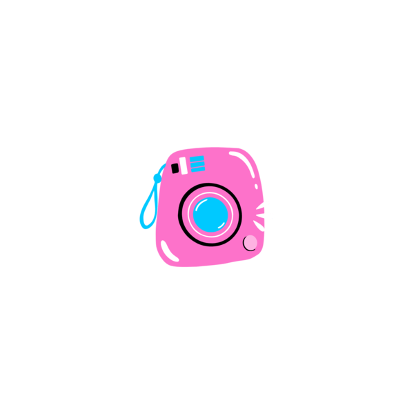 Pink Camera Doodle