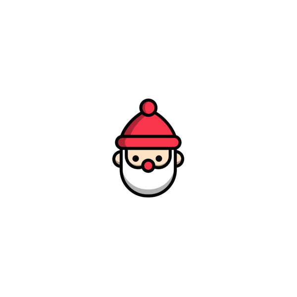 Santa Claus Simple Icon