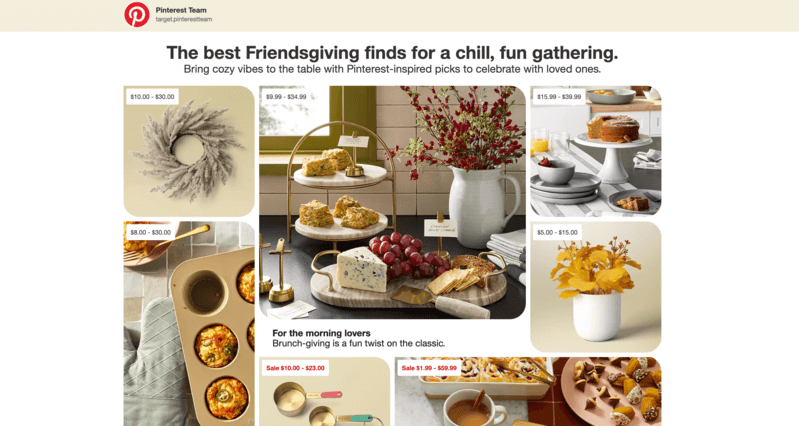 Target Fall Product Ideas As An Example Of Thanksgiving Marketing Ideas