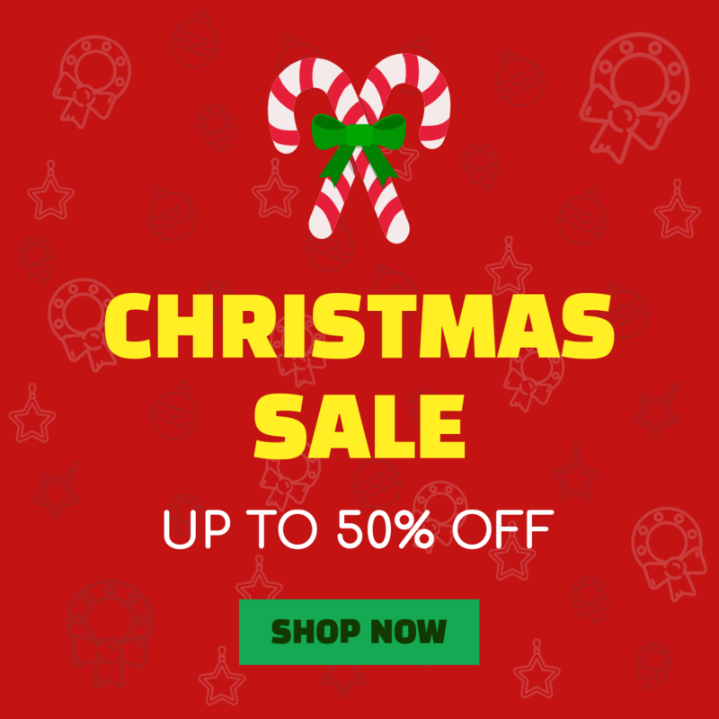 Christmas Banner Maker For A Sale With Candy Cane Icon