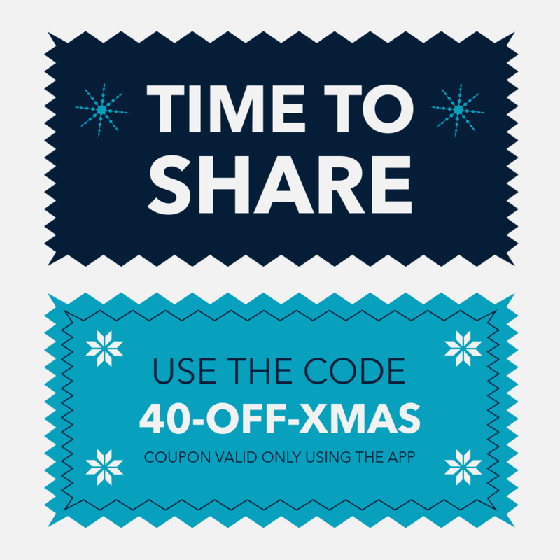 Xmas Themed Instagram Post Template Featuring A Discount Code