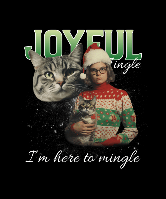 Bootleg Themed T Shirt Design Maker To Celebrate Christmas