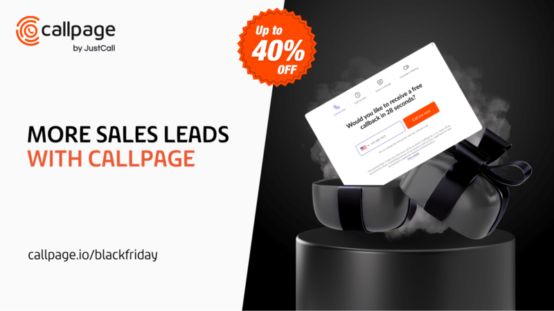 Callpage Brand Image For Black Friday Coupons