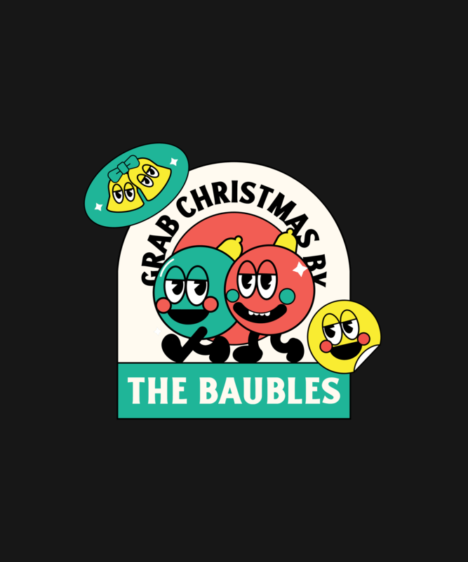 Irreverent T Shirt Design Generator Featuring Cartoonish X Mas Characters