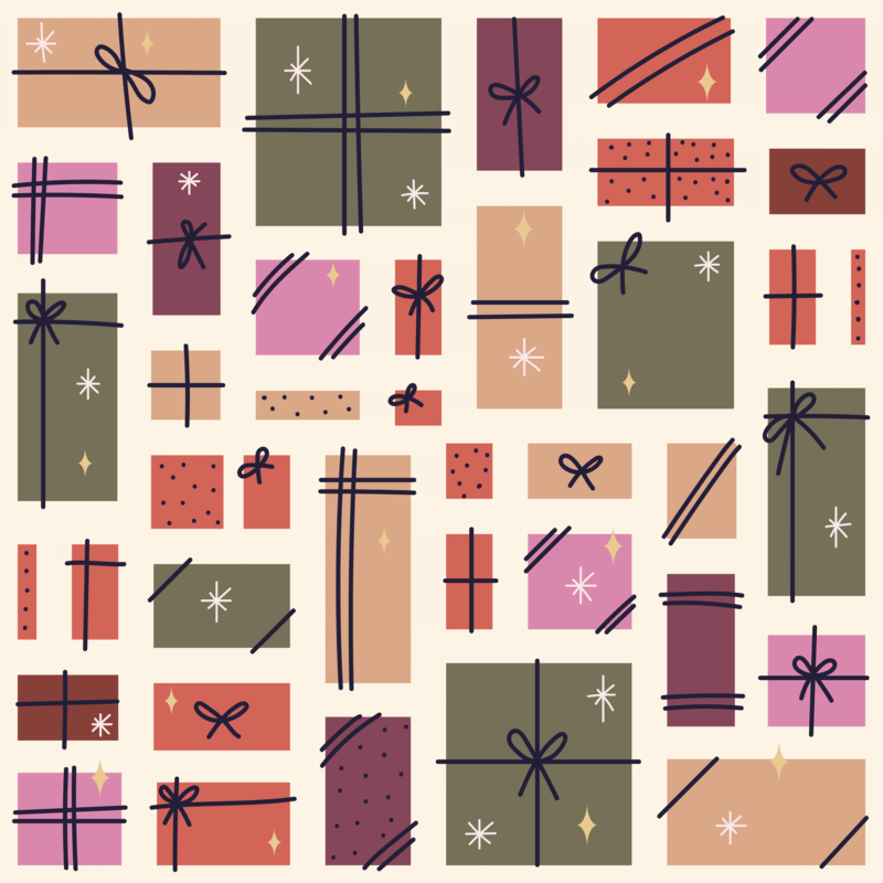 Print Pattern Design Generator With A Modern Gift Themed Layout For Xmas